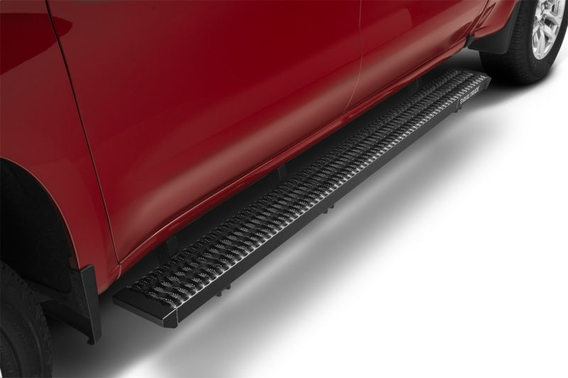 N-Fab Growler Fleet Running Boards For 2019-2020 Chevy Silverado 1500 / GMC Sierra 1500 & 2020 2500/3500 Double Cab - Cab Length - Textured Black