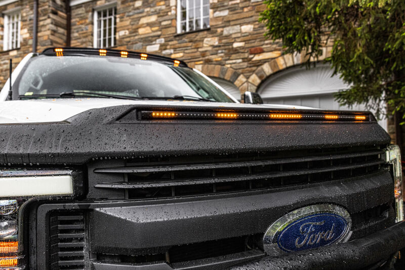 Husky Liners Aeroskin Hood Protector Lightshield PRO For 2015-2020 Ford F-150 (Excl. Raptor) - Black