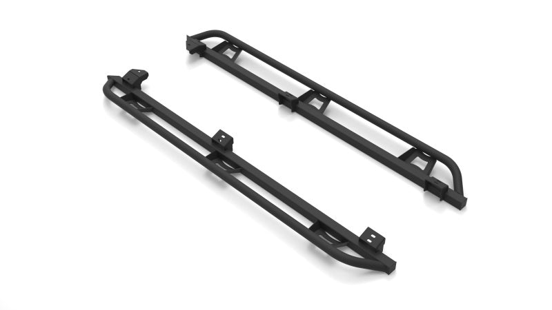N-Fab Trail Slider Rock Slider Steps For 2016-2020 Toyota Tacoma Crew Cab (SRW; All Beds) - Textured Black