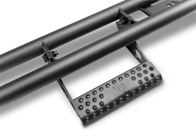 N-Fab RKR Step System 1.75in Rock Rails w/ Detachable Steps For 2016-2017 Toyota Tacoma Access Cab - Textured Black