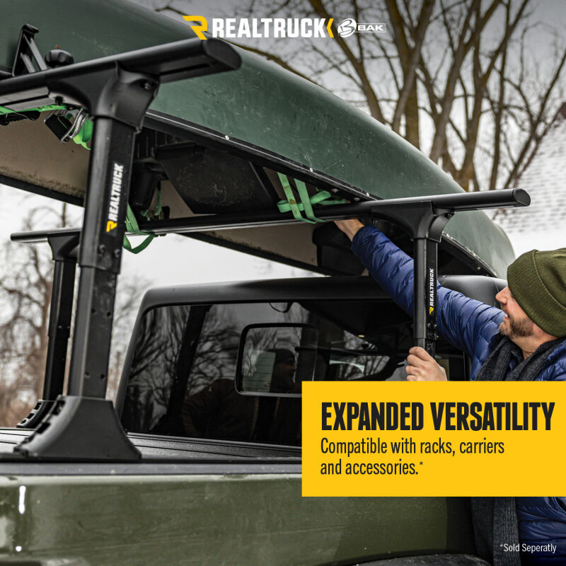 BAK BAKFlip MX4 TS Hard Folding Tonneau Cover For 2024-2025 Toyota Tacoma 5 ft (5'0"/60.5") Bed