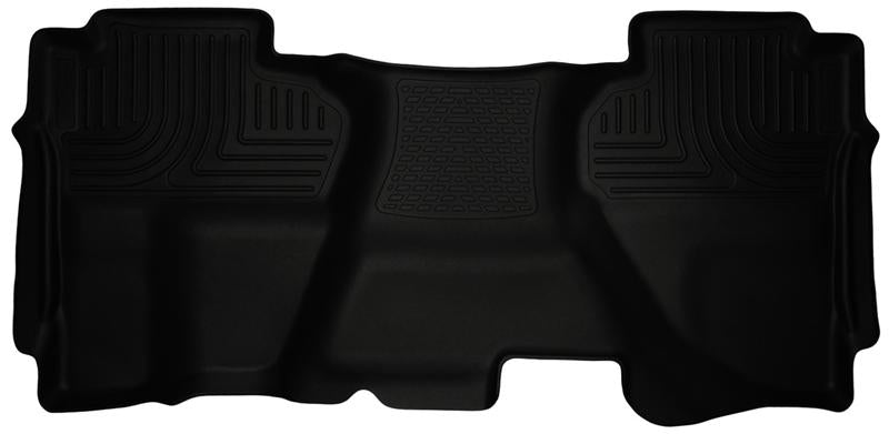 Husky Liners WeatherBeater 2nd Seat Floor Liners For 2007-2013 Chevy Silverado 1500 & 2007-2013 2500/3500 Extended Cab - Black