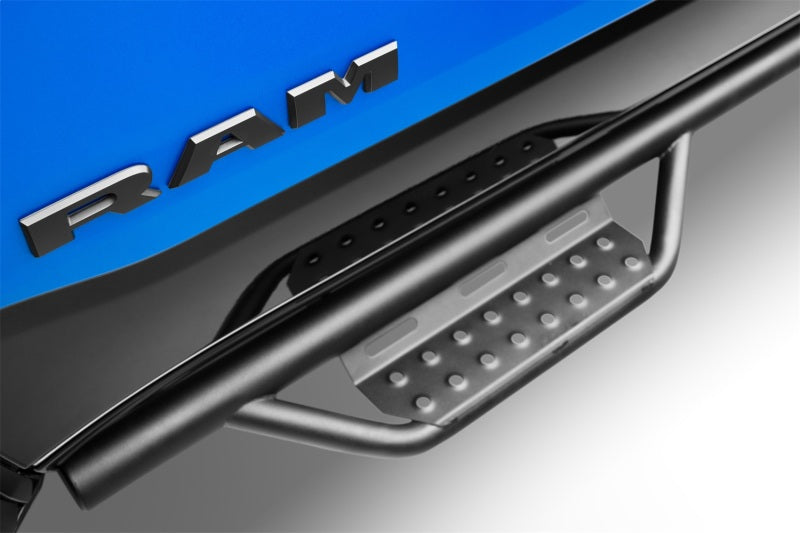 N-Fab RS Nerf Step Bars For 2019-2020 Ram 1500 Crew Cab (All Beds) - Cab Length - Textured Black