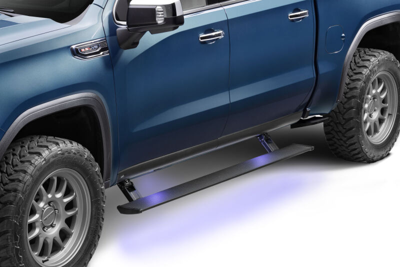 AMP Research PowerStep Plug N Play Electric Running Boards For 2022-2024 Chevy Silverado 1500 / GMC Sierra 1500 & 2024-2026 2500/3500