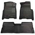 Husky Liners WeatherBeater Front & 2nd Seat Floor Liners For 2009-2012 Ford F-150 SuperCrew - Black