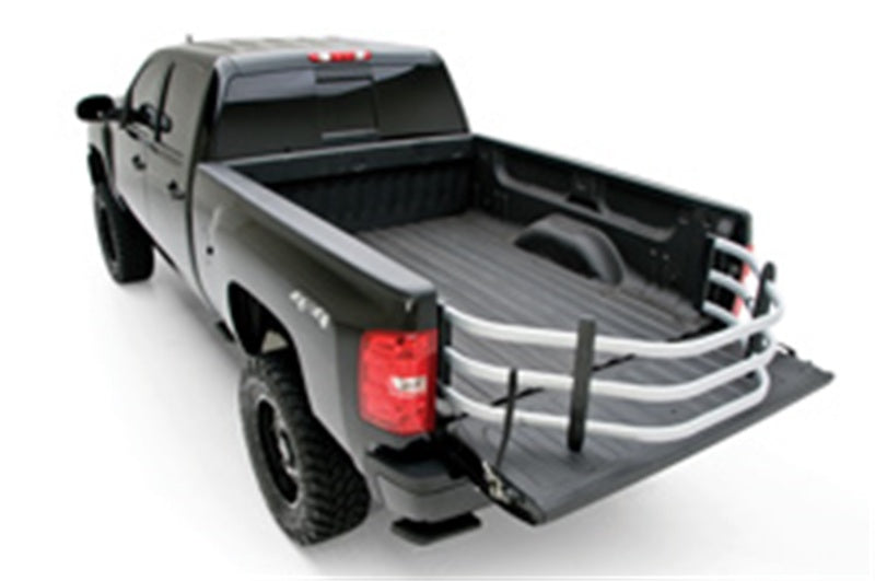 AMP Research BedXtender HD Sport Truck Bed Extender For 1999-2023 Ford F-250/F-350 Super Duty (May Req. Diode Kit) - Silver