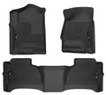 Husky Liners WeatherBeater Front & 2nd Seat Floor Liners For 2014-2018 Chevy Silverado 1500 / GMC Sierra 1500 & 2015-2019 2500/3500 - Black