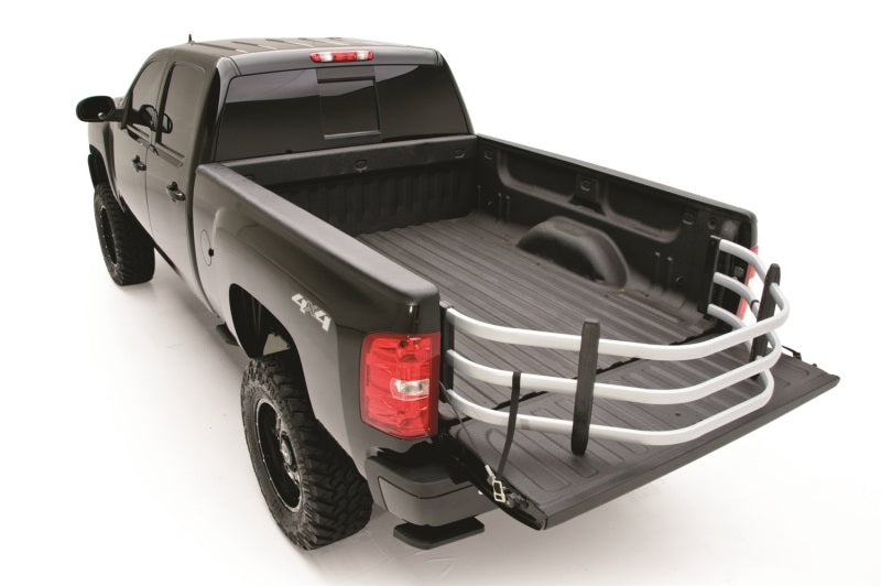 AMP Research BedXtender Truck Bed Extender For 2007-2017 Chevy Silverado 1500 / GMC Sierra 1500 & 2007-2019 2500/3500 (Standard Bed) - Silver