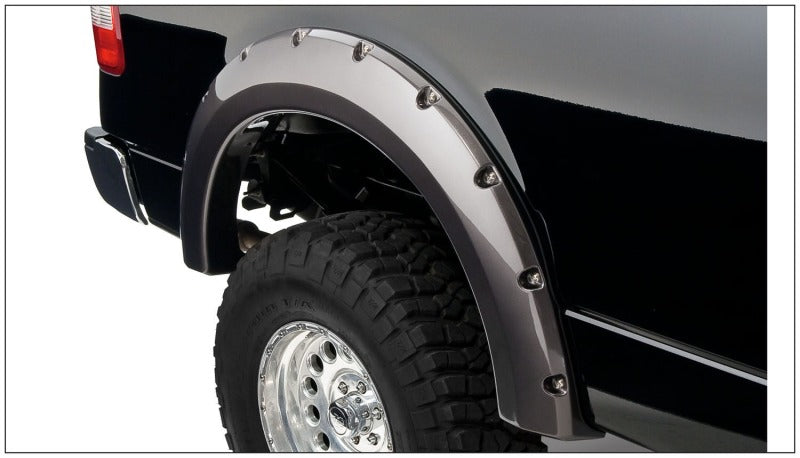 Husky Liners Pocket Style Fender Flares - 4pc For 2004-2008 Ford F-150 - Black