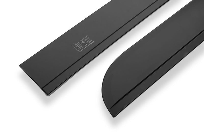 Husky Liners Ventvisor Window Deflectors Low Profile (4pc) For 2015-2024 Ford F-150 / 2022-2024 Ford F-150 Lightning (Incl. Raptor/Lightning) - Smoke