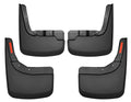 Husky Liners Front and Rear Mud Guards For 2019-2023 Chevy Silverado 1500 (Excl. ZR2/TBoss) - Black