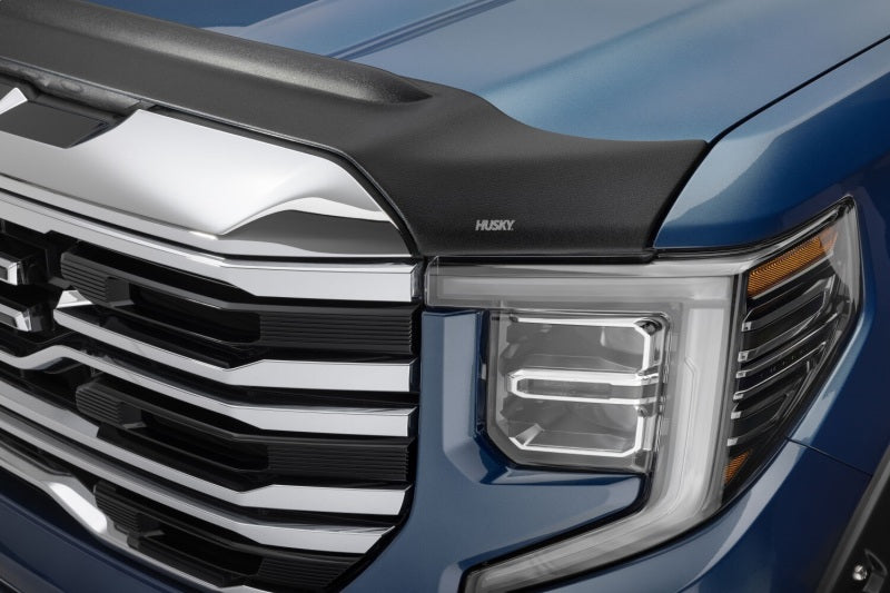 Husky Liners Aeroskin Hood Protector II - Tex. For 2019-2025 GMC Sierra 1500 - Black