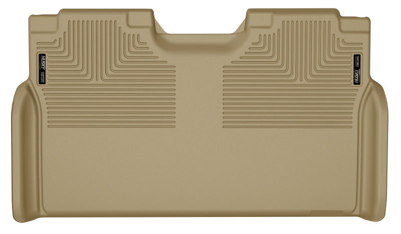 Husky Liners WeatherBeater 2nd Seat Floor Liners For 2015-2026 Ford F-150 / 2022-2026 Ford F-150 Lightning SuperCrew - Tan