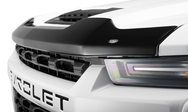 Husky Liners Aeroskin Hood Protector Hood Protector For 2022-2024 Chevy Silverado 1500 (Excl. ZR2/LT TB/C TB) - Smoke