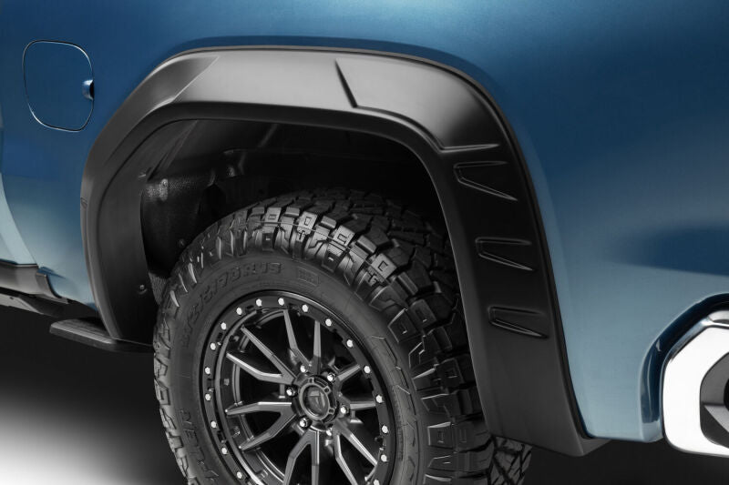 Husky Liners Fender Flares (Smooth) 4pc For 2019-2024 GMC Sierra 1500 - Black