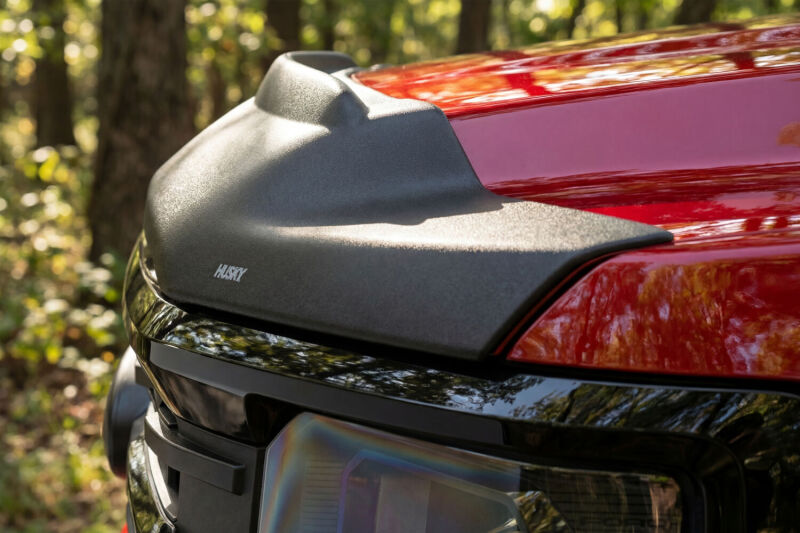 Husky Liners Aeroskin Hood Protector II - Tex. For 2021-2025 Ford F-150 (Excl. 21-25 Trmr/Raptor & Excl. 24-25 Plat/KR) - Black