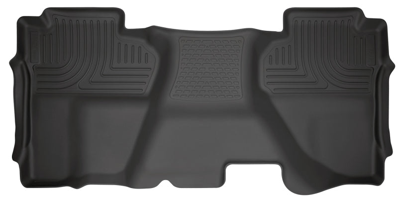 Husky Liners WeatherBeater 2nd Seat Floor Liners For 2014-2019 Chevy Silverado 1500 / GMC Sierra 1500 & 2015-2019 2500/3500 - Black