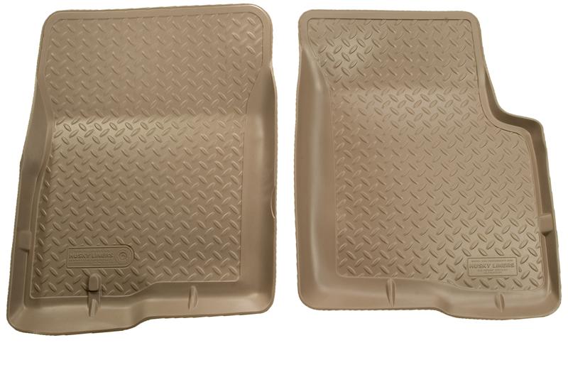 Husky Liners Classic Style Front Floor Liners For 1995-2004 Toyota Tacoma - Tan