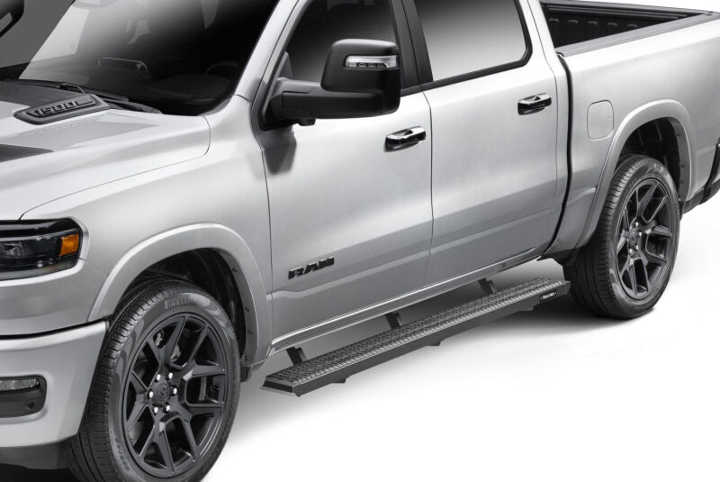 N-Fab Growler Fleet Running Boards For 2019 Ram 1500 Crew Cab - Cab Length - Textured Black