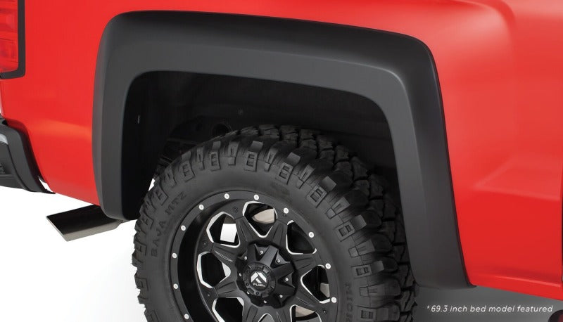 Husky Liners Fender Flares - 4pc For 2014-2018 Chevy Silverado 1500 & 2015-2019 2500/3500 - Black