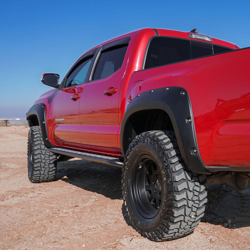 Husky Liners Pocket Style Fender Flares - 4 Piece Set For 2016-2023 Toyota Tacoma - Black