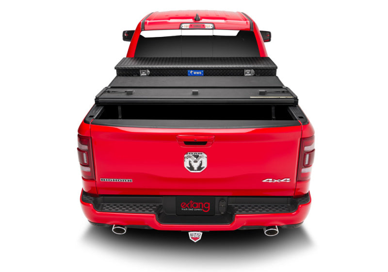 Extang Solid Fold 2.0 Toolbox Hard Folding Tonneau Cover For 2019 Ram 1500 & 2019 2500/3500 (New Body Style) 6.5 ft (6'4"/76.3") Bed