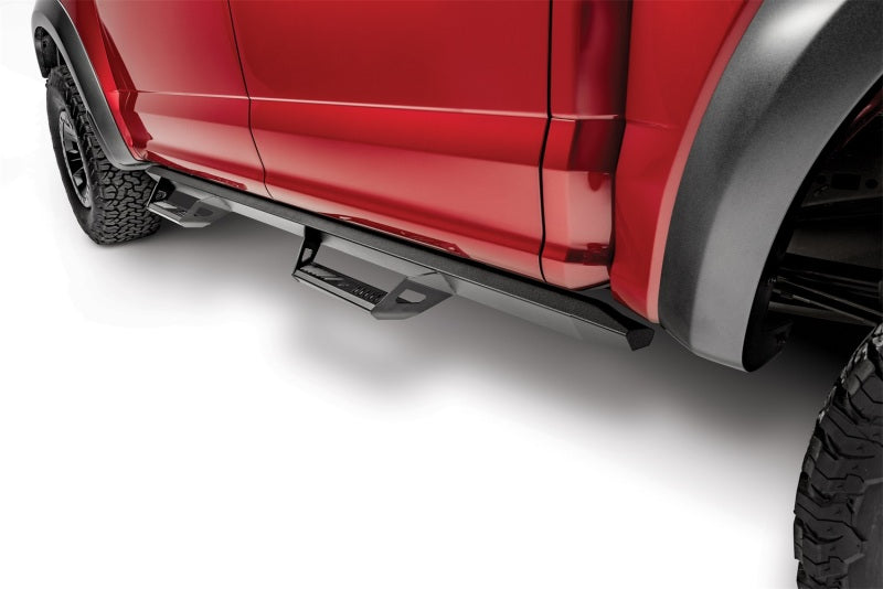 N-Fab Predator Pro Nerf Bars For 2015-2017 Ford F-150 SuperCrew (Incl. Raptor) - Textured Black