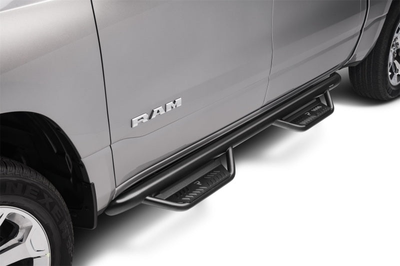 N-Fab Podium LG 3in Nerf Bars For 2019-2020 Ram 1500 Crew Cab - Cab Length - Textured Black
