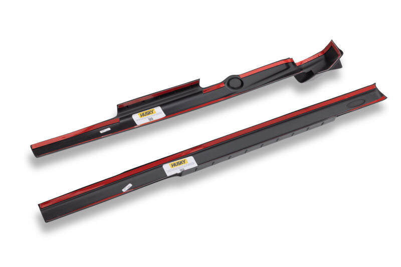 Husky Liners Trail Armor Rocker Panel (4pc Set) For 2021-2025 Ford F-150 / 2022-2025 Ford F-150 Lightning Crew Cab (Incl. 22-25 Lightning) - Black