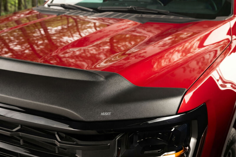 Husky Liners Aeroskin Hood Protector II - Tex. For 2021-2025 Ford F-150 (Excl. 21-25 Trmr/Raptor & Excl. 24-25 Plat/KR) - Black