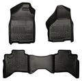 Husky Liners WeatherBeater Front & 2nd Seat Floor Liners For 2009-2012 Ram 1500 Quad Cab - Black