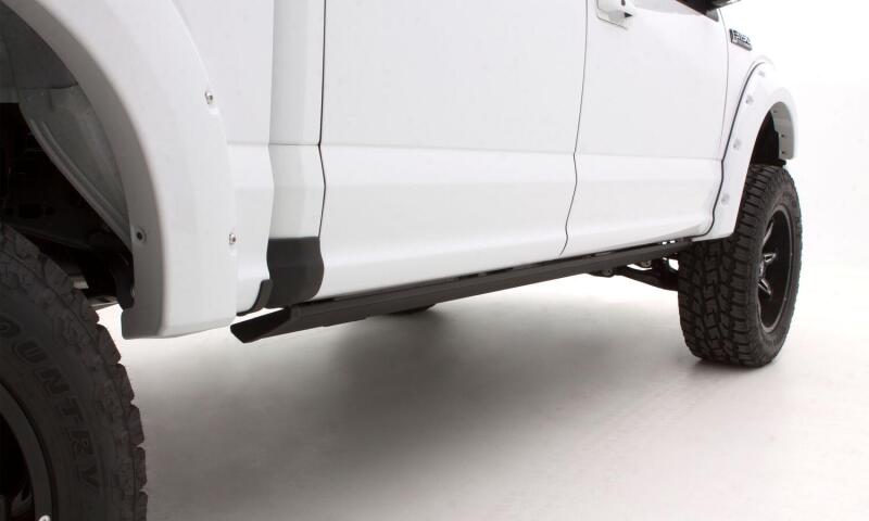 Husky Liners Trail Armor Rocker Panel & Sill Plate Cover (4pc) - Tex. For 2004-2006 GMC Sierra 1500 & 2001-2007 2500/3500 Crew Cab - Black