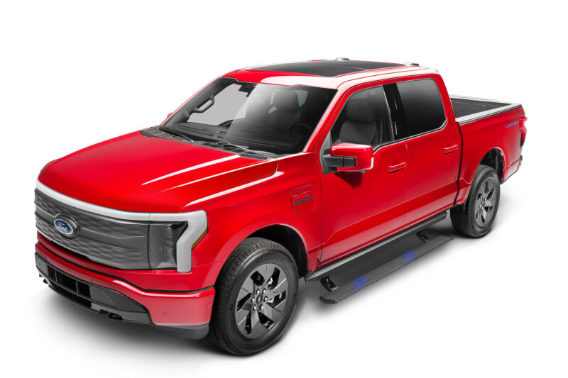 AMP Research PowerStep XL Electric Running Boards For 2021-2023 Ford F-150 / 2022-2023 Ford F-150 Lightning SuperCrew