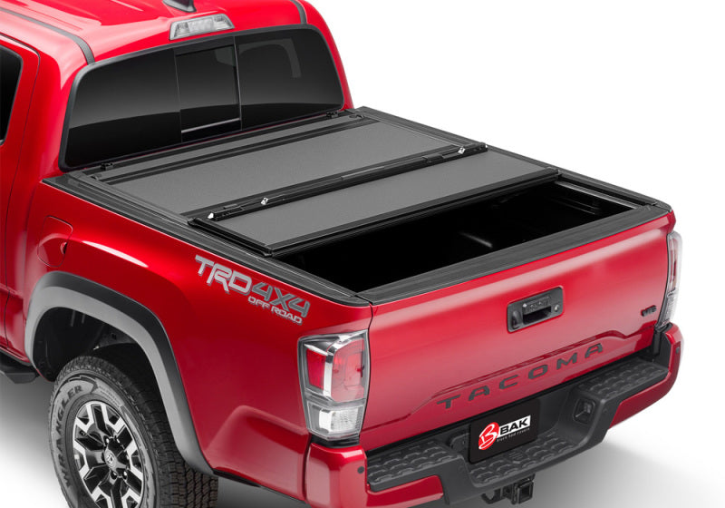 BAK BAKFlip MX4 Hard Folding Tonneau Cover For 2016-2023 Toyota Tacoma 5 ft (5'0"/60.5") Bed