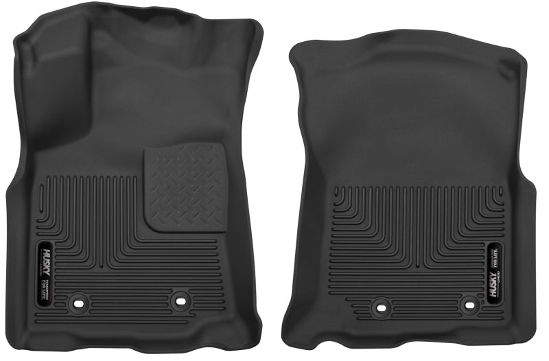 Husky Liners X-act Contour Front Floor Liners For 2018 Toyota Tacoma Crew Cab/Extended Cab - Black