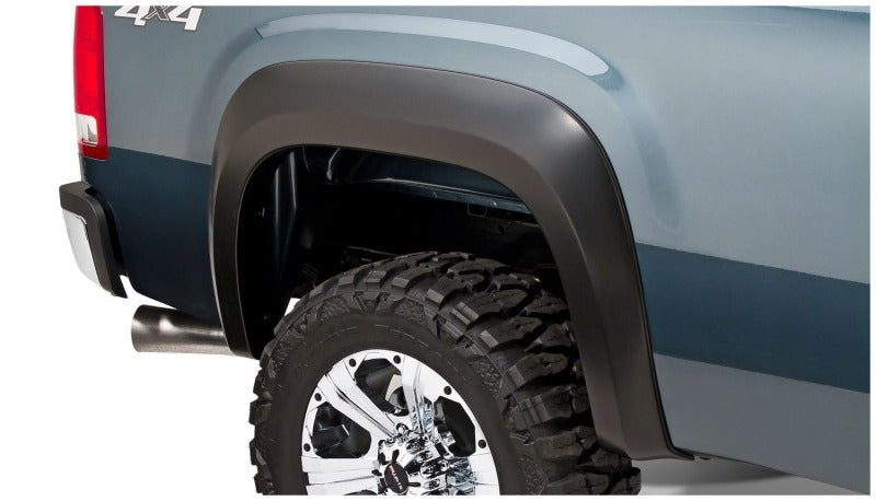 Husky Liners EAF Style Fender Flares - 4pc For 2007-2013 GMC Sierra 1500 & 2007-2014 2500/3500 - Black