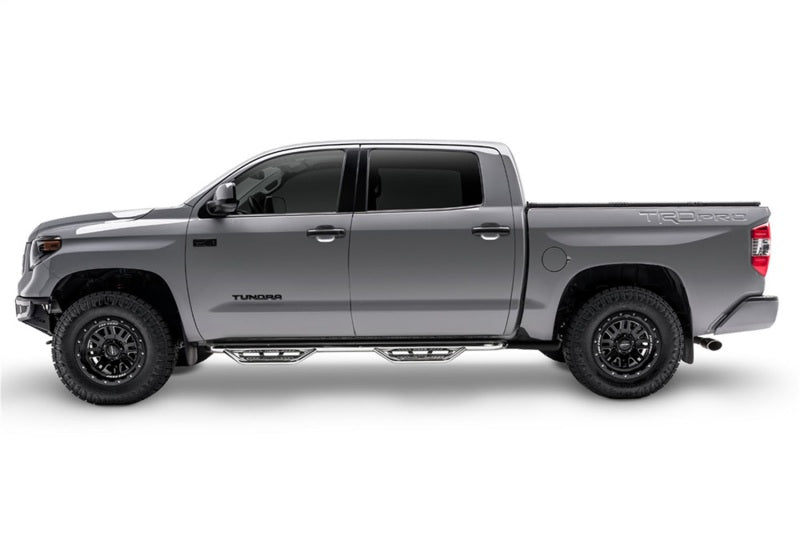 N-Fab Podium SS 3in Nerf Bars For 2016-2017 Toyota Tacoma Double Cab - Polished Stainless