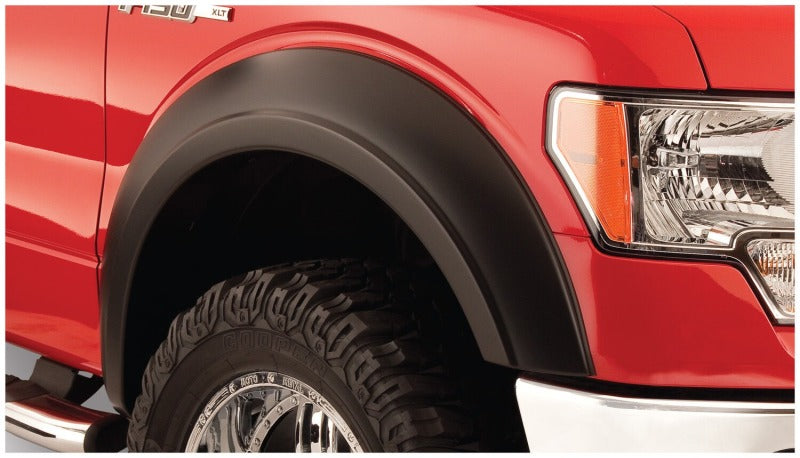 Husky Liners EAF Style Fender Flares - 4pc For 2009-2014 Ford F-150 (excl. SVT Raptor) - Black