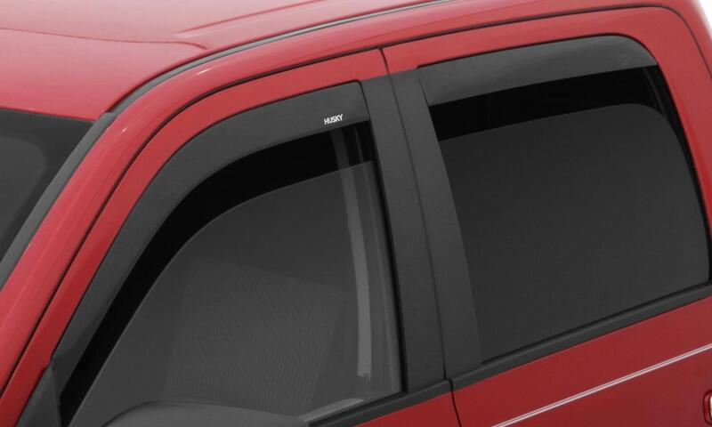 Husky Liners Ventvisor Window Deflectors Low Profile (4pc) For 2019-2024 Ram 1500 Quad Cab - Smoke