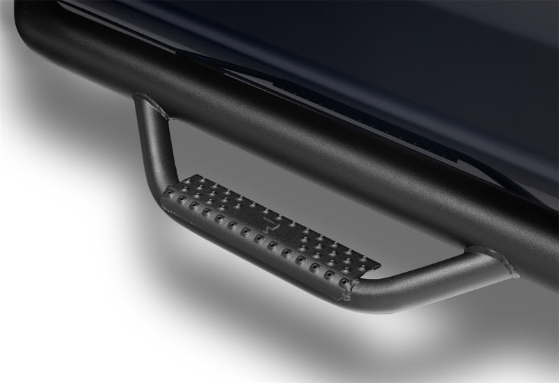 N-Fab Nerf Step 3in Hoop Step Bars For 2015-2017 Ford F-150 SuperCrew 5.5 ft Bed - Bed Access - Textured Black
