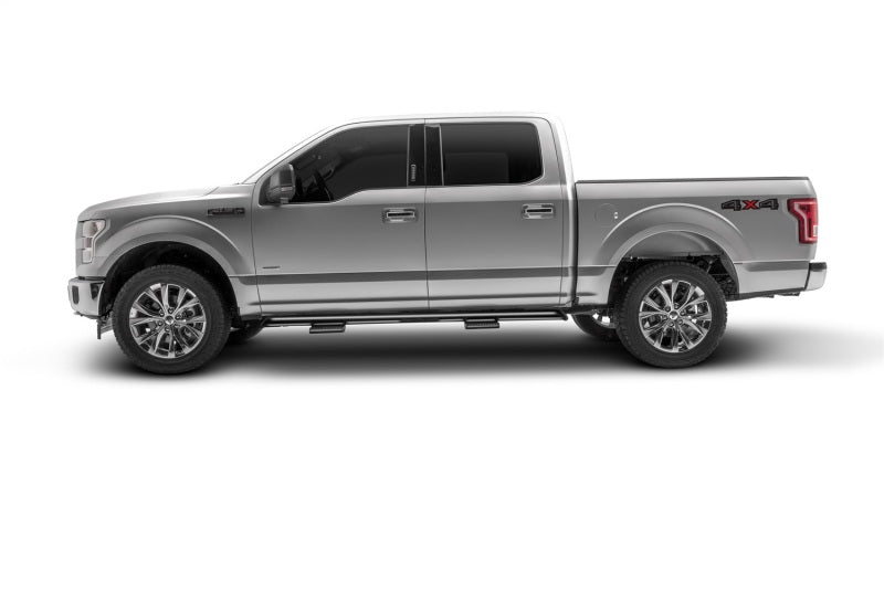 N-Fab RKR Step System 1.75in Rock Rails w/ Detachable Steps For 2015-2017 Ford F-150 SuperCrew - Textured Black