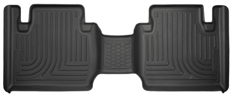Husky Liners WeatherBeater 2nd Seat Floor Liners For 2012-2015 Toyota Tacoma Extended Cab - Black