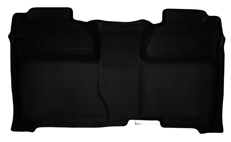 Husky Liners WeatherBeater 2nd Seat Floor Liners For 2014-2018 Chevy Silverado 1500 / GMC Sierra 1500 & 2015-2019 2500/3500 - Black