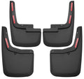 Husky Liners Fender Flares Front and Rear Mud Guards For 2015-2017 Ford F-150 - Black