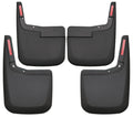 Husky Liners Fender Flares Front and Rear Mud Guards For 2015-2017 Ford F-150 - Black