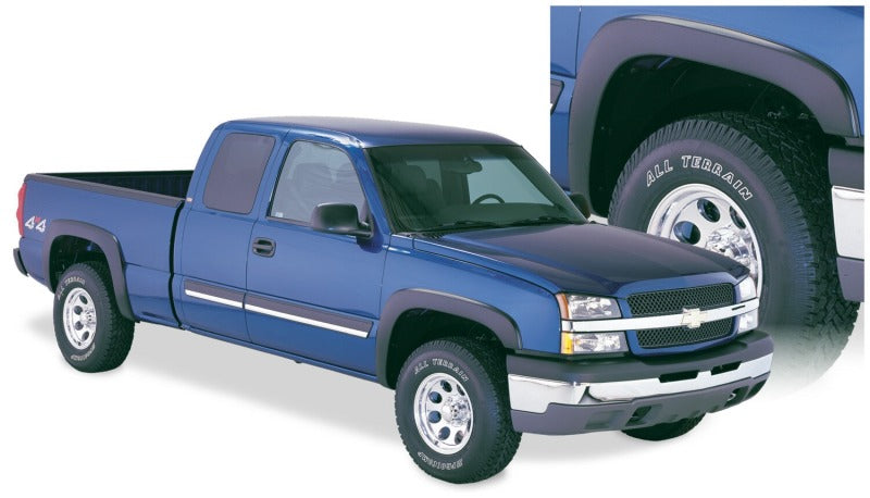 Husky Liners Fender Flares - 4pc For 2003-2006 Chevy Silverado 1500 & 2003-2007 2500/3500 - Black