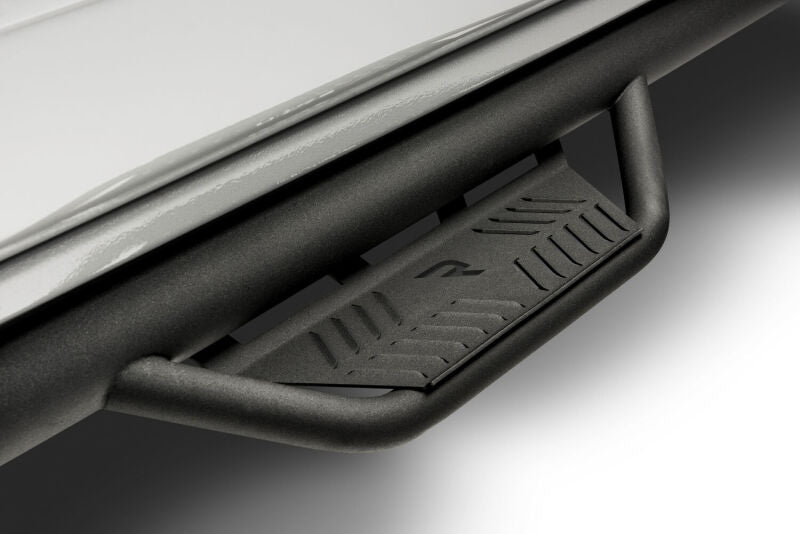 N-Fab Podium LG 3in Nerf Bars For 2014-2017 Chevy Silverado 1500 / GMC Sierra 1500 & 2015-2017 2500/3500 Double Cab - Textured Black