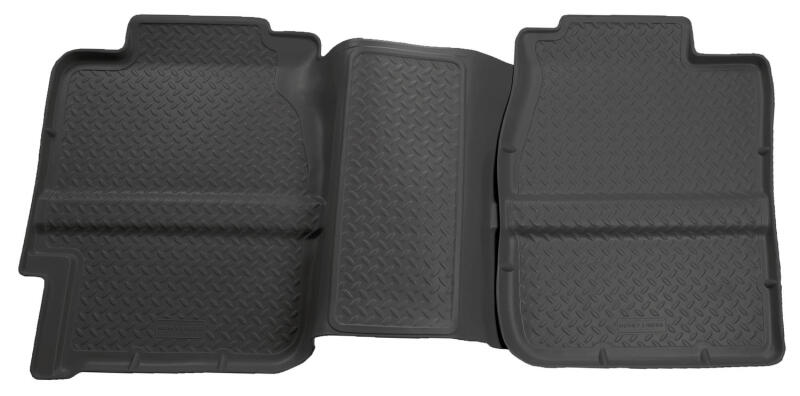 Husky Liners Classic Style 2nd Seat Floor Liners For 1999-2006 Chevy Silverado 1500 / GMC Sierra 1500 & 1999-2007 2500/3500 Extended Cab - Black