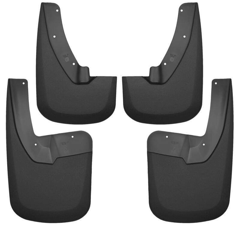 Husky Liners Fender Flares Front and Rear Mud Guards For 2009-2017 Ram 1500 & 2010-2018 2500/3500 - Black
