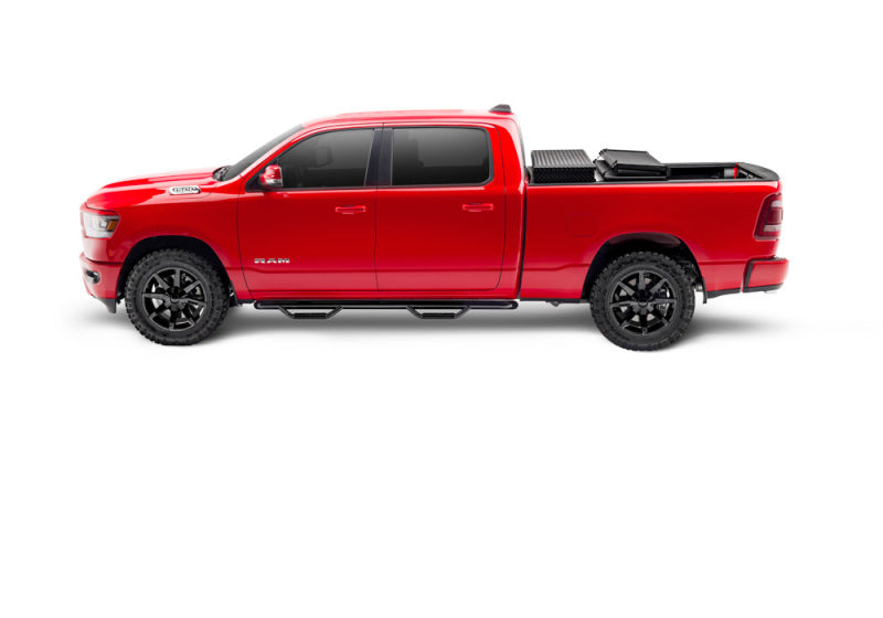 Extang Solid Fold 2.0 Toolbox Hard Folding Tonneau Cover For 2019 Ram 1500 & 2019 2500/3500 (New Body Style) 6.5 ft (6'4"/76.3") Bed